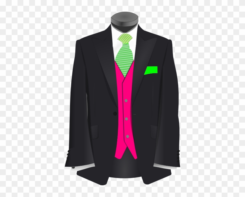 Black And Pink Suit #476299