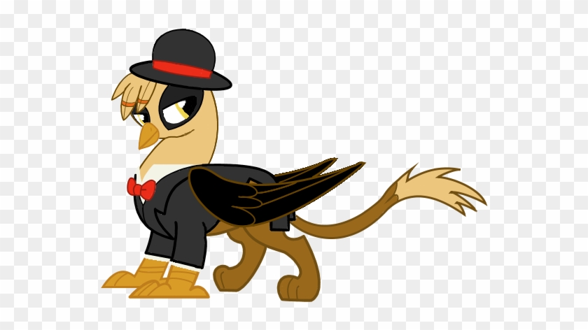 Griffon Clipart Suit - Mlp Griffin In Suit #476370