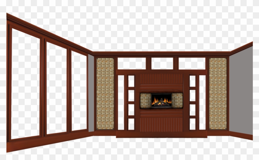 Empty Room With Fireplace By Michellegotham On Deviantart - Living Room Clipart Transparent #476382