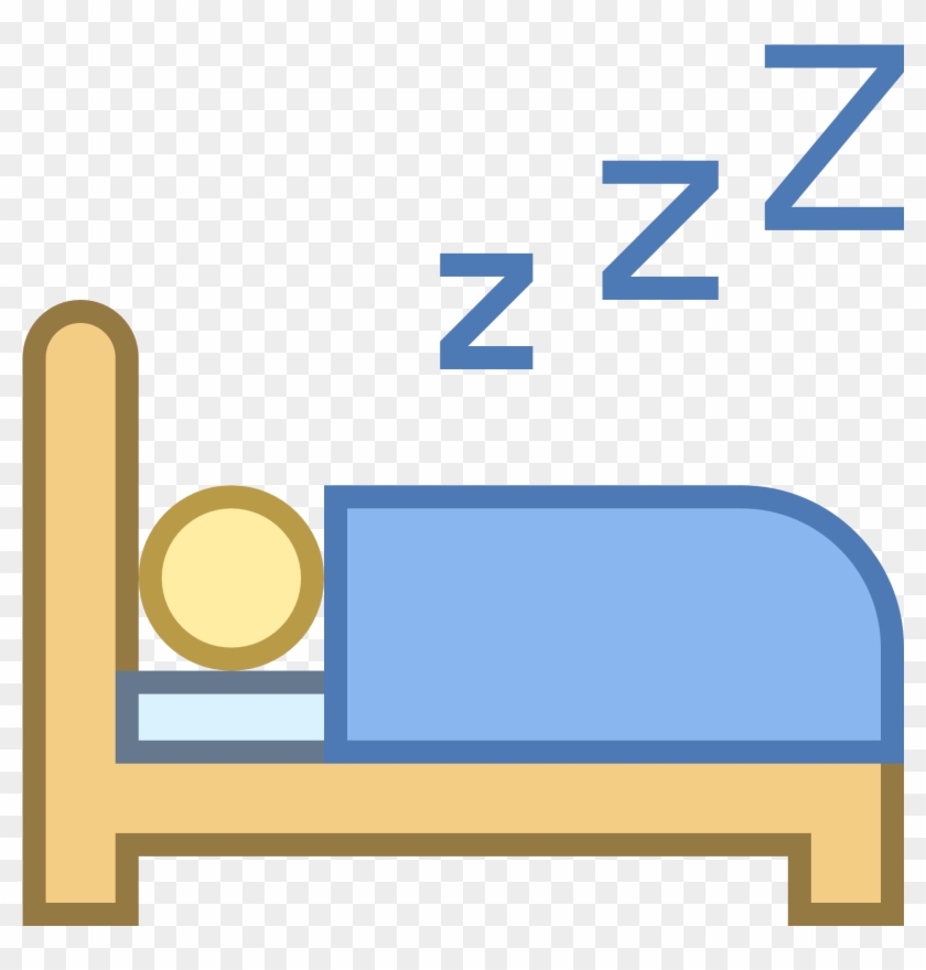 Sleeping In Bed Icon - Sleeping Icon #476398