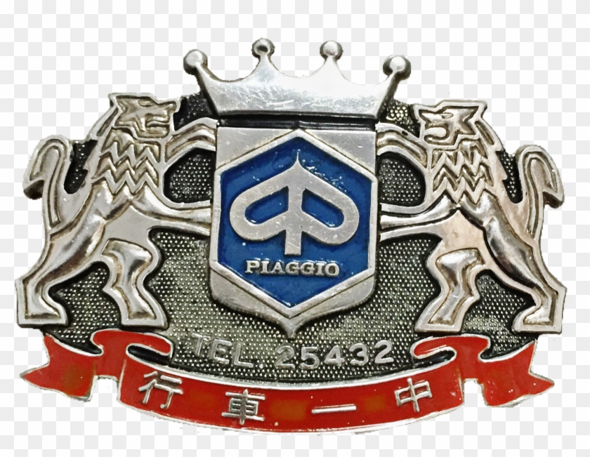 #vespa #badge #dealer #emblem #taiwandealer #piaggio - Emblem #476403