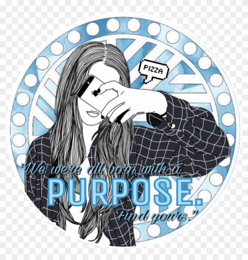 🙂 Purpose Life Quote Icon Circle Don't Claim As Your - Clouds With Girl #476492