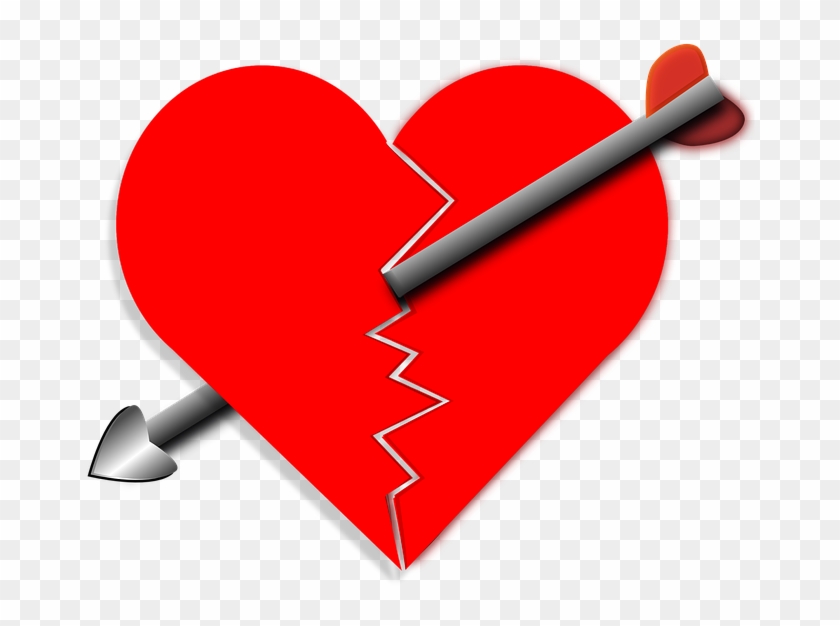 Broken Heart Clipart 8, - Broken Heart Png Transparent #476498