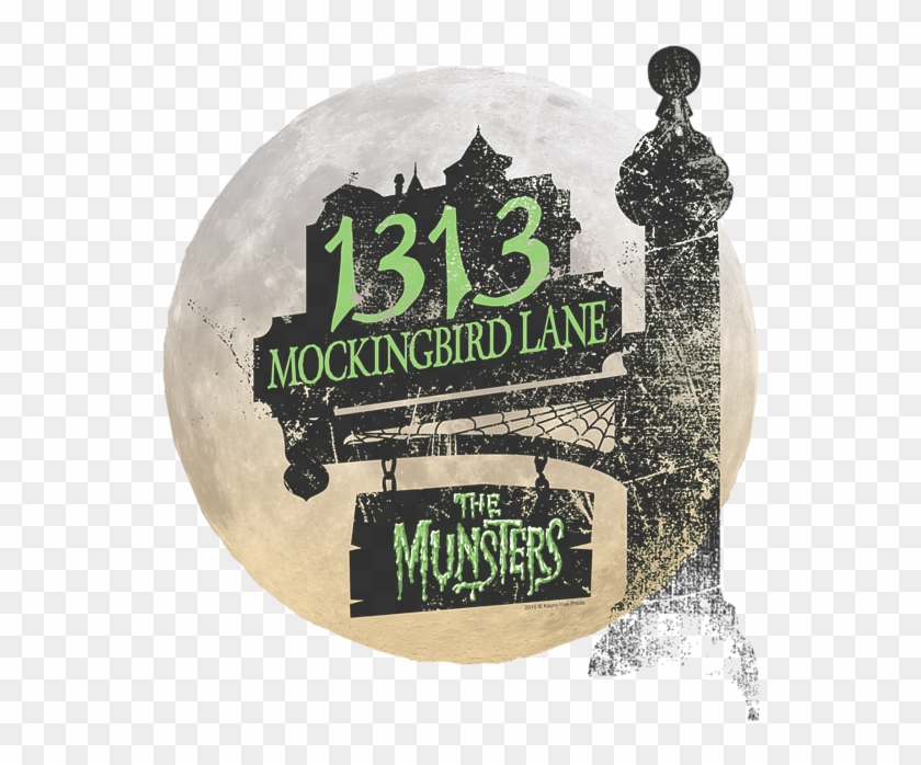 Click And Drag To Re-position The Image, If Desired - Juniors (slim) T-shirt: Juniors: The Munsters-moonlit #476516