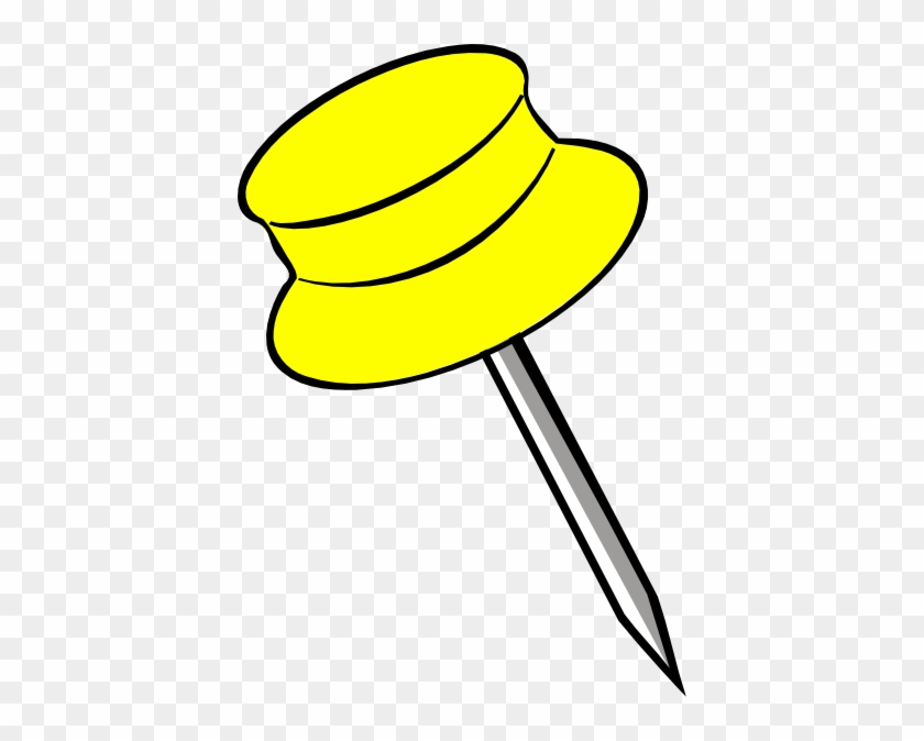 Pin Yellow Clip Art - Bullet Points Clip Art #476519