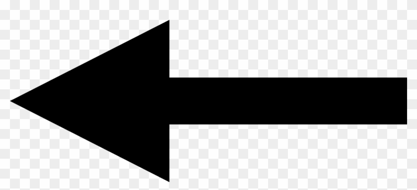 Pointing Arrow Clip Art Medium Size - Black Arrow Pointing Left #476546