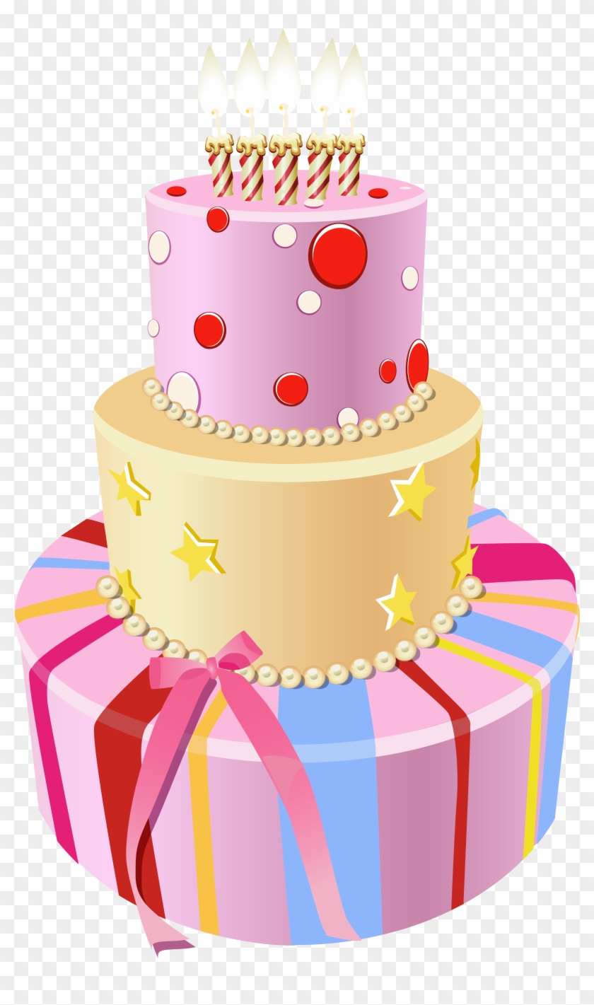Pink Birthday Cake Clipart Clipartxtras - Dear Friend Happy ...
