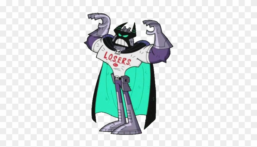 Dark Laser's Special Costume Is Him In His Loser Shirt - Cartoon #476845