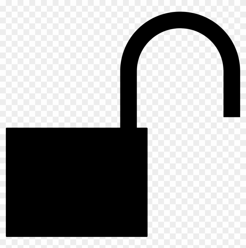 Free Vector Aj Padlock Silhouette Clip Art - Pad Lock Clip Art #476929