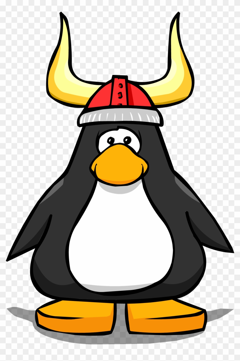 Viking Helmet Pc - Penguin With A Top Hat #477035