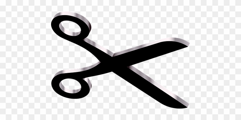 Scissors Cut Cutting Hairdresser Hair Hair - Tijeras Cortando Png #477103