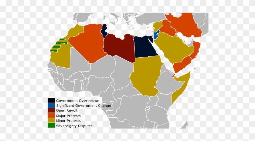The Spread Of Democracy* Middle East And North Africa - Democracy In Middle East #477119