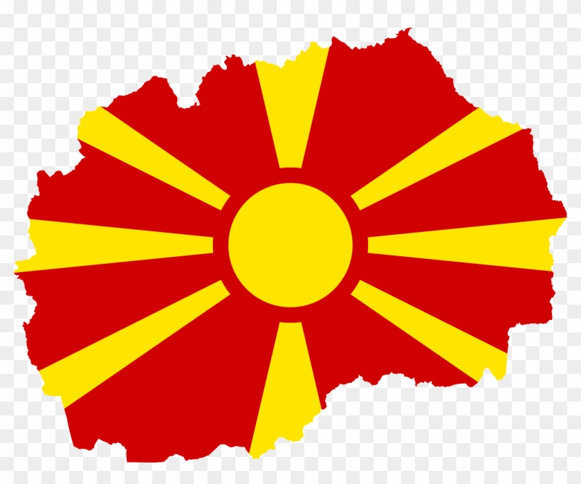 The Attack On Mps In Macedonia Is Direct Attack On - Macedonia Flag Map #477130