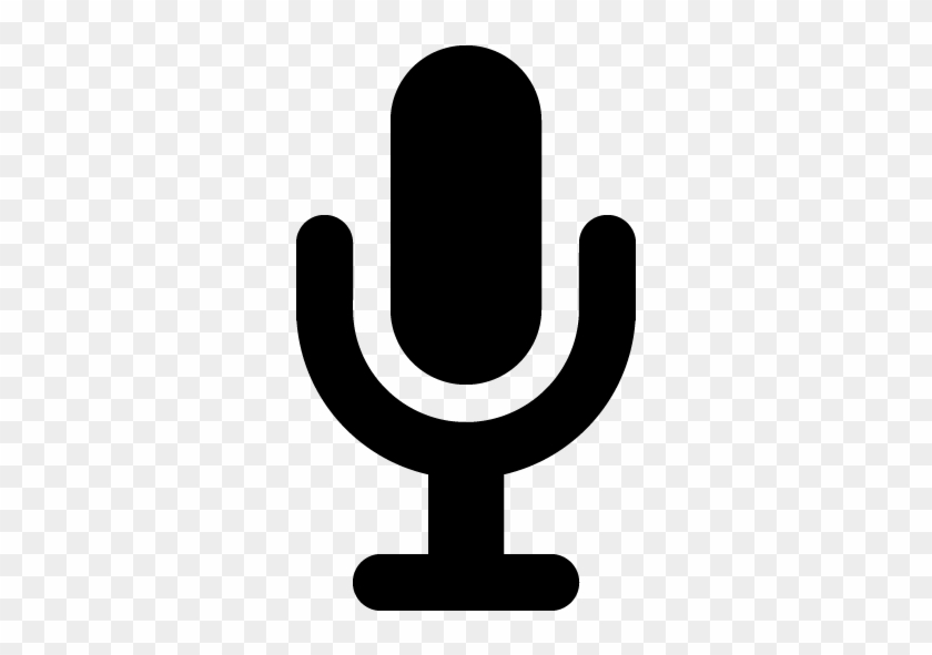 Microphone - Black Microphone Icon #477151