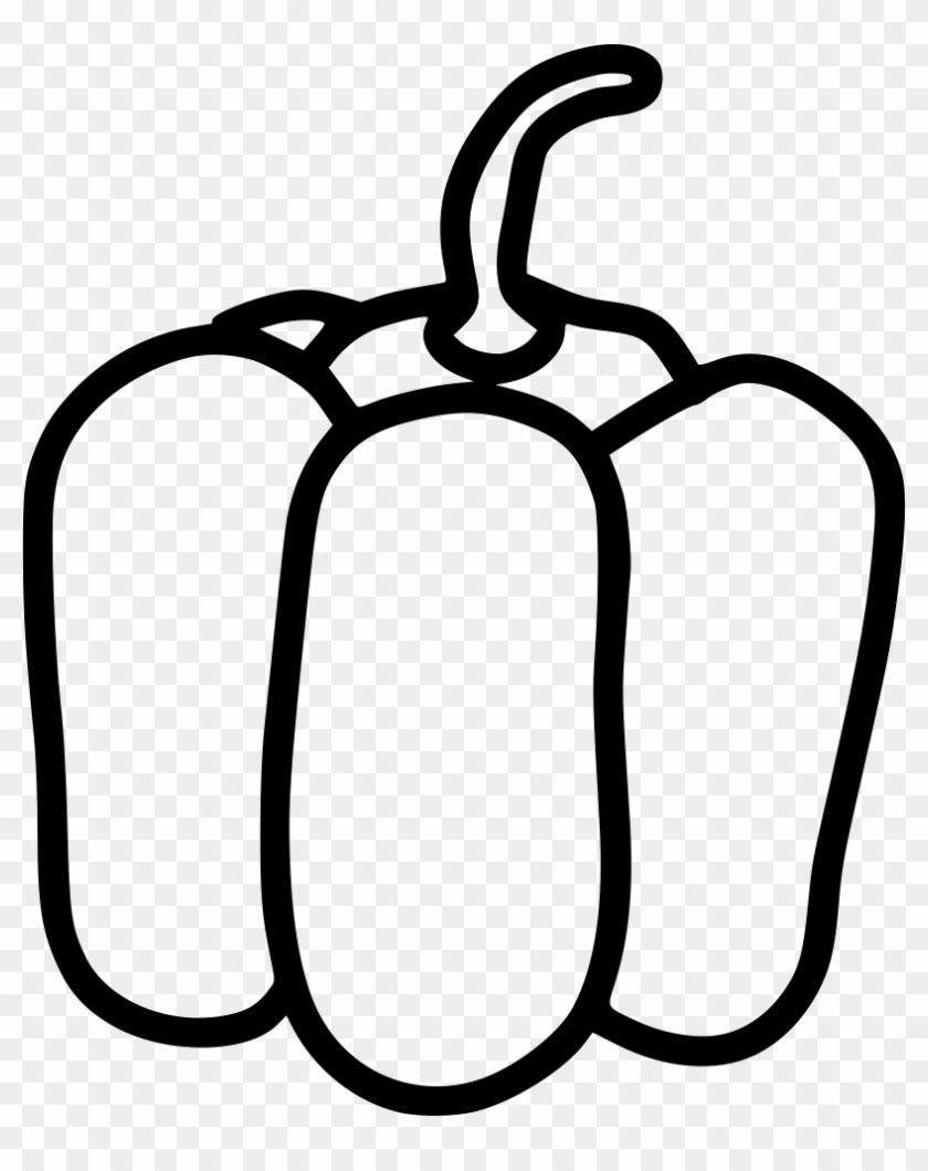 Bell Pepper Svg Png Icon Free Download - Bellpaper Drawing #477251