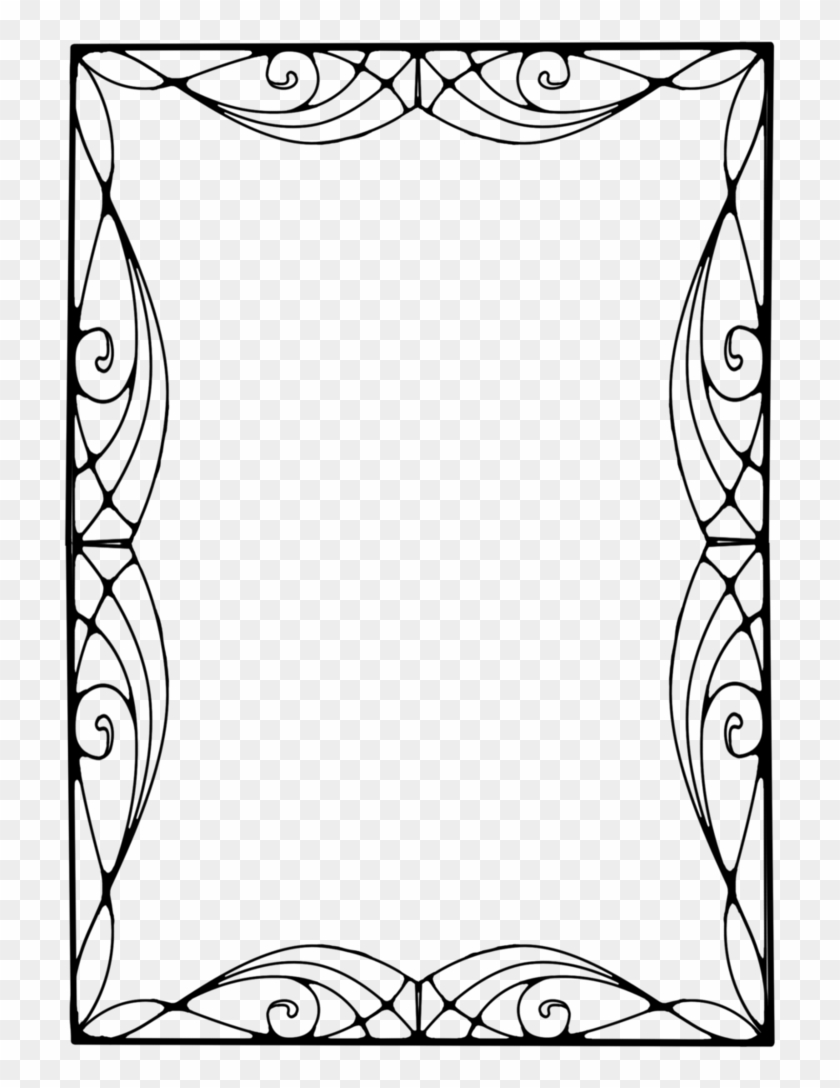 522 Nouveau Frame 09 By Tigers-stock - Art Nouveau Vector Frame Png #477262