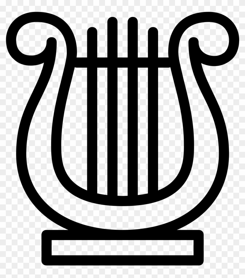 Bell Clipart Lyre - Lira Png #477265