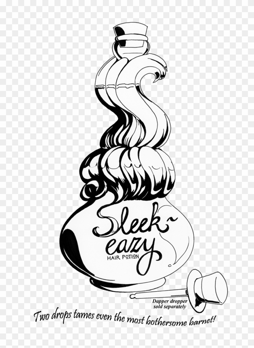 Sleekeasy Hair Potion By Citrine-k - Calligraphy #477290