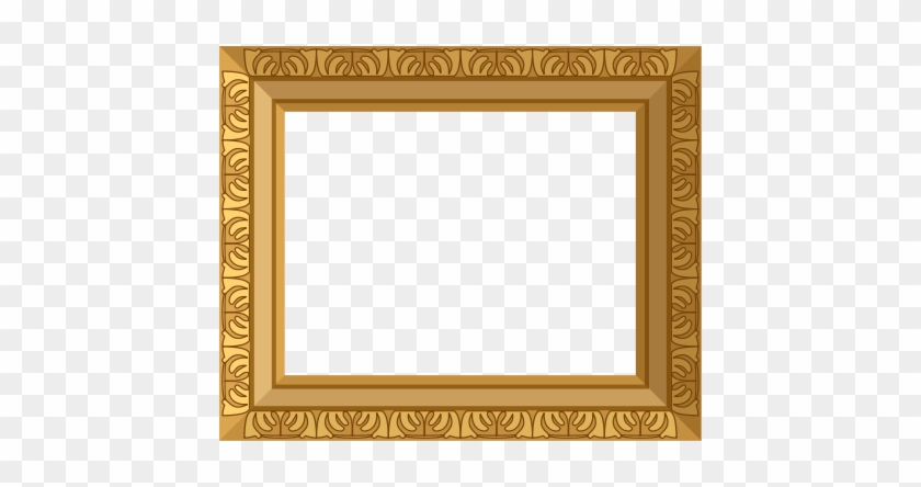 File - Frame - Svg - Gold Frame #477365