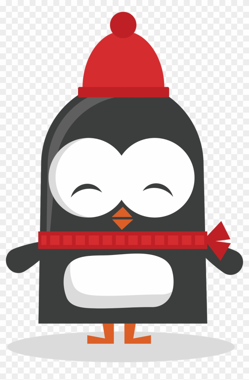 Christmas / Winter Penguin Clip Art - Cricut #477484
