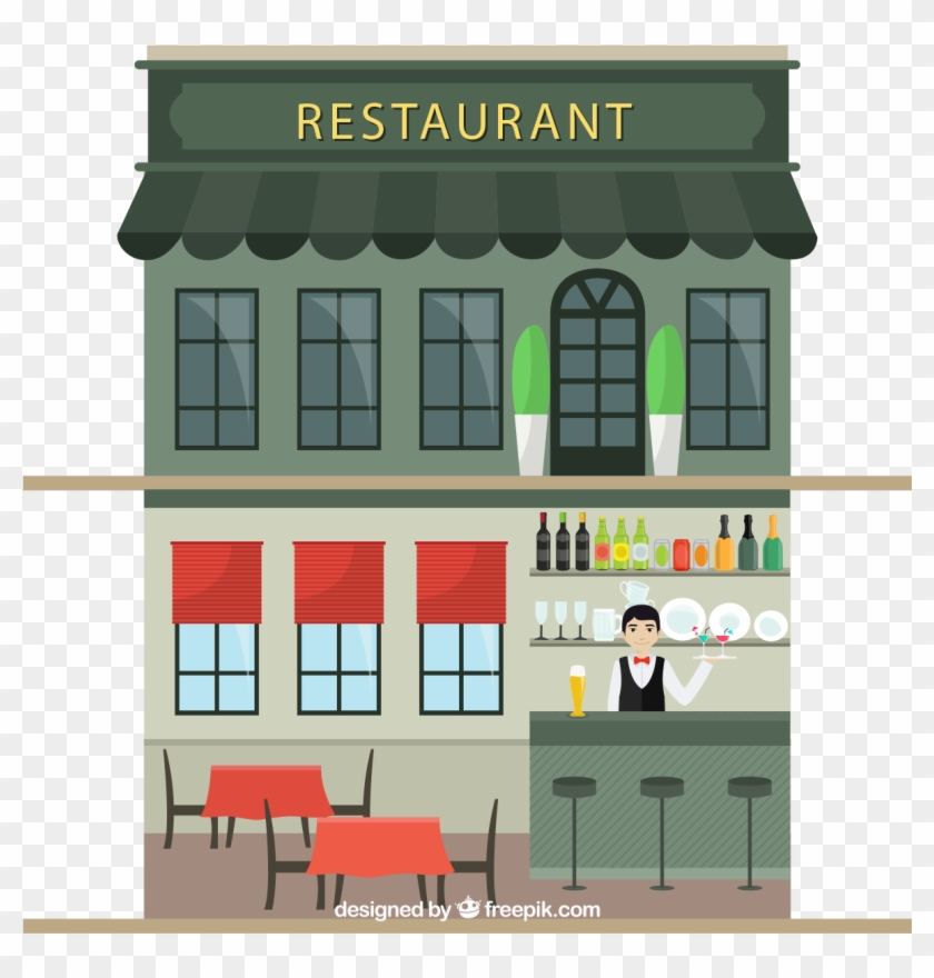 餐厅内部设计 - Vector Graphics #477494