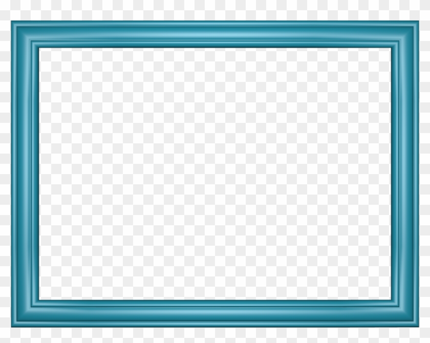 Blue Border Frame Png Transparent Picture - Paper Product #477558