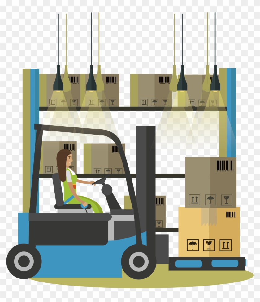 Warehouse Stock Photography Royalty Free Illustration - Warehouse Stock Photography Royalty Free Illustration #477584