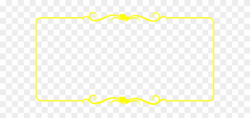 Yellow Wedding Border Clipart - Diy Hearts Program Fan Template, Printable Blue Wedding #477588