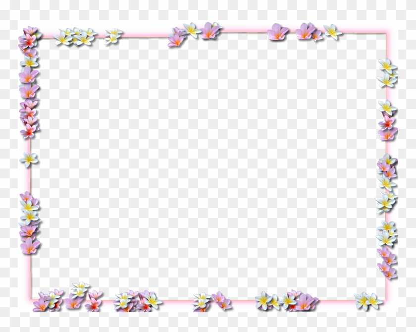 Frame Flower Border Png #477592