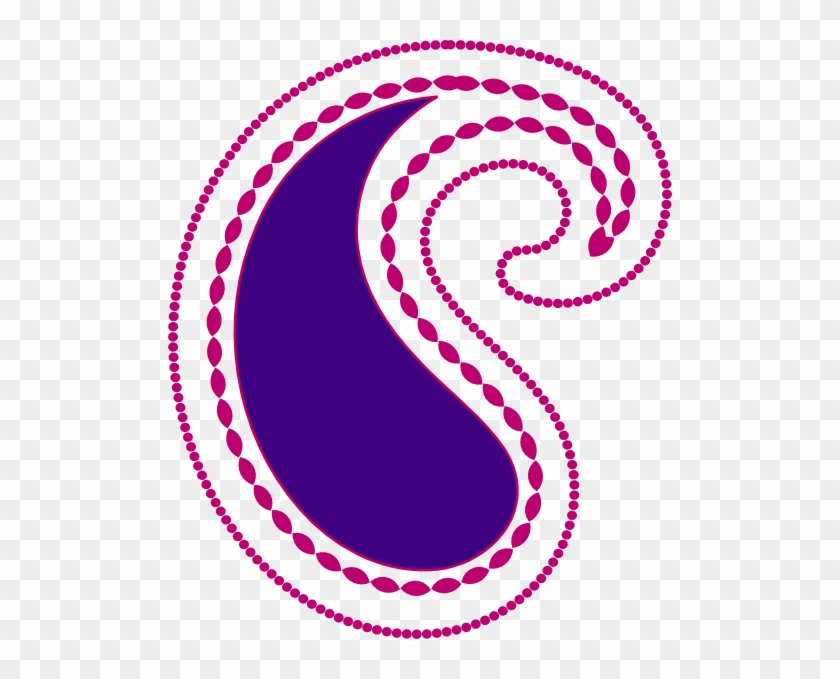 Single Paisley Clip Art #477682