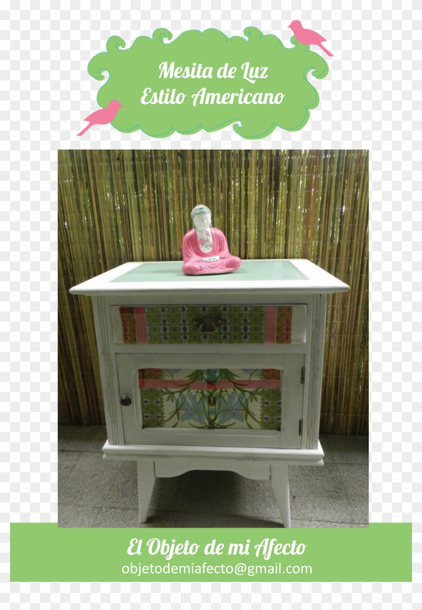 1er Mesita De Luz Recuperada - End Table #477696