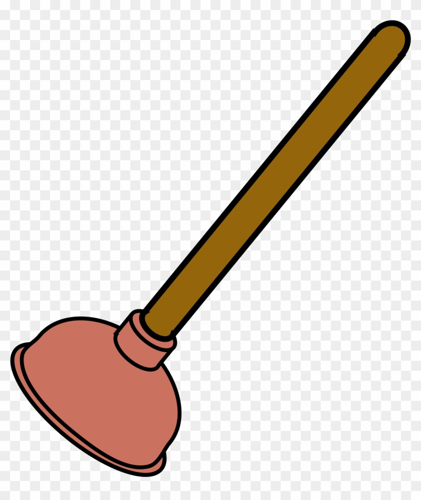 How To Unclog Kitchen Sink With Standing Water Using - Plunger Clip Art #477700