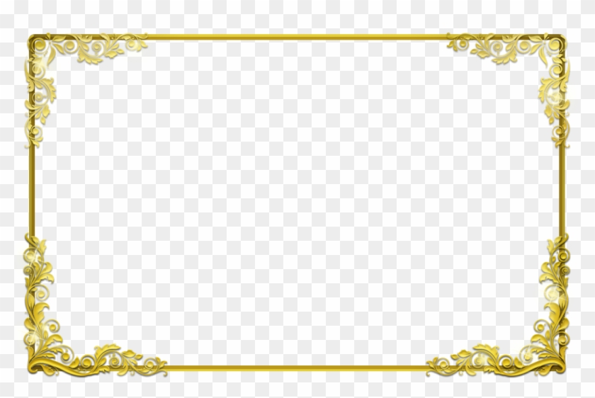 Employee Of The Month Certificate Border - Golden Border Png #477728
