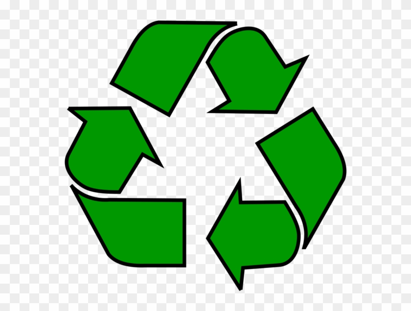 Is Your Recycling Going To The Right Place - Green Recycle Symbol #477734