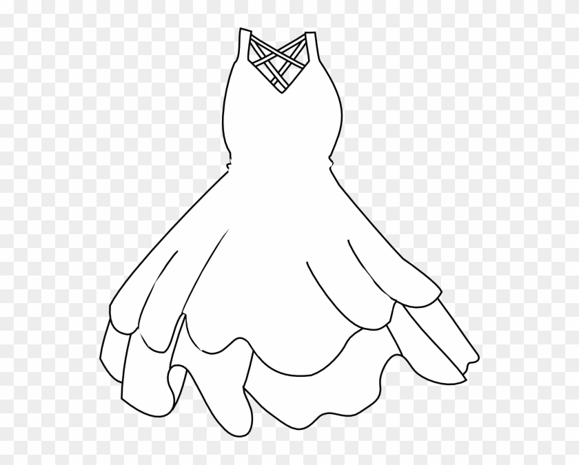 Wedding - Dress - Clipart - White Dress Clipart #477748