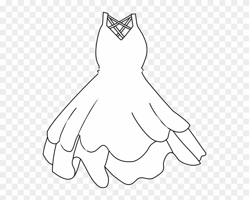 Wedding - Dress - Clipart - White Dress Clipart #477748