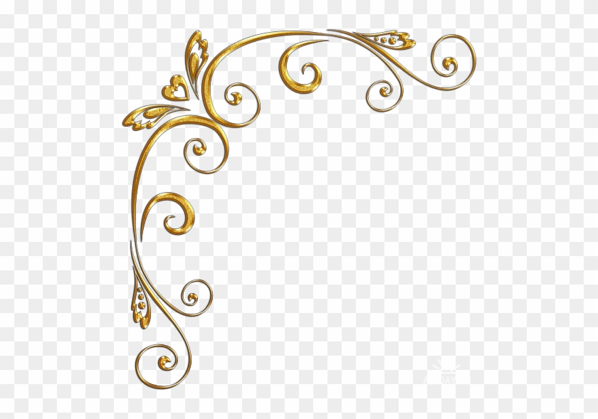 Gold Swirls Png #477805