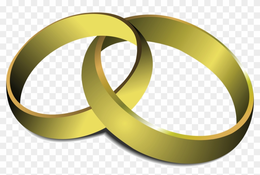 Ring Clipart Cartoon - Transparent Cartoon Wedding Ring #477929