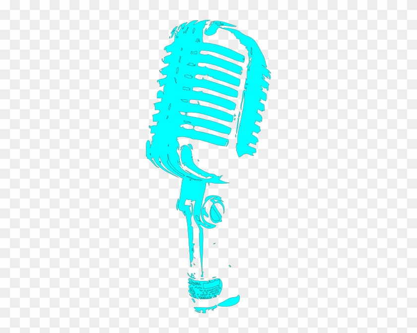 This Free Clip Arts Design Of Mic Png - Microphone Black And White Transparent #477968