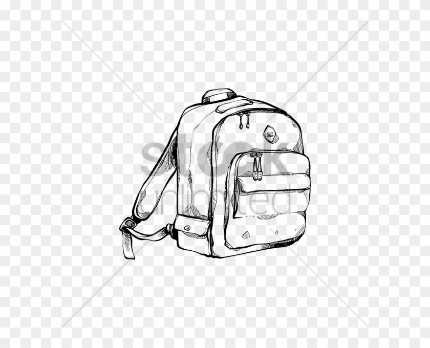 Student Backpack Vector Image - Sketch #477987