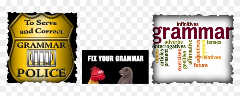 Grammar Games - Grammar Police Badge #478030