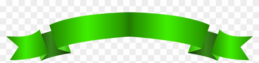 Long Clipart Transparent - Green Banner Png #478065