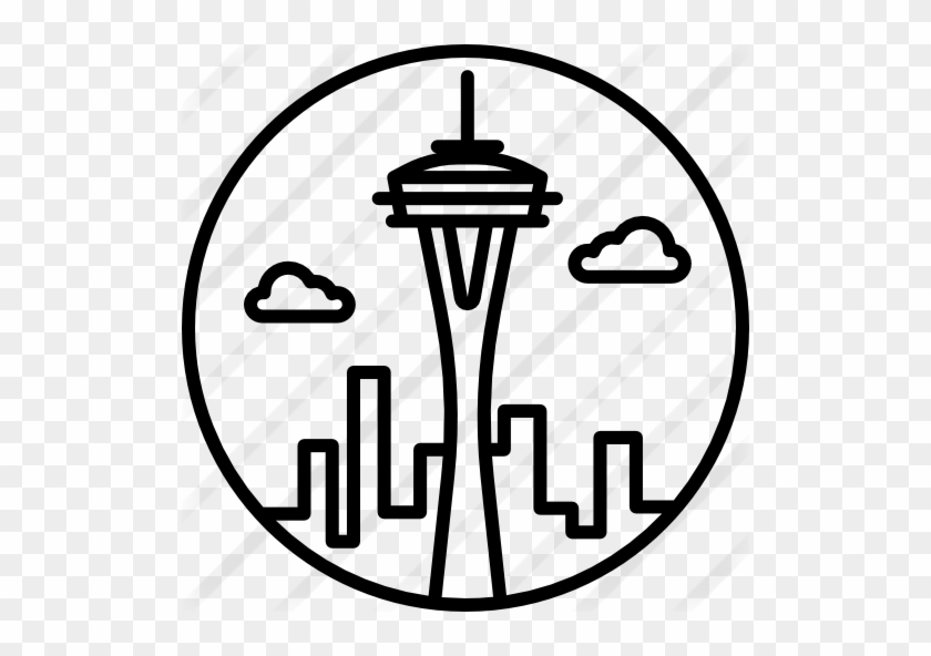 Space Needle - Seattle Space Needle Logo #478116