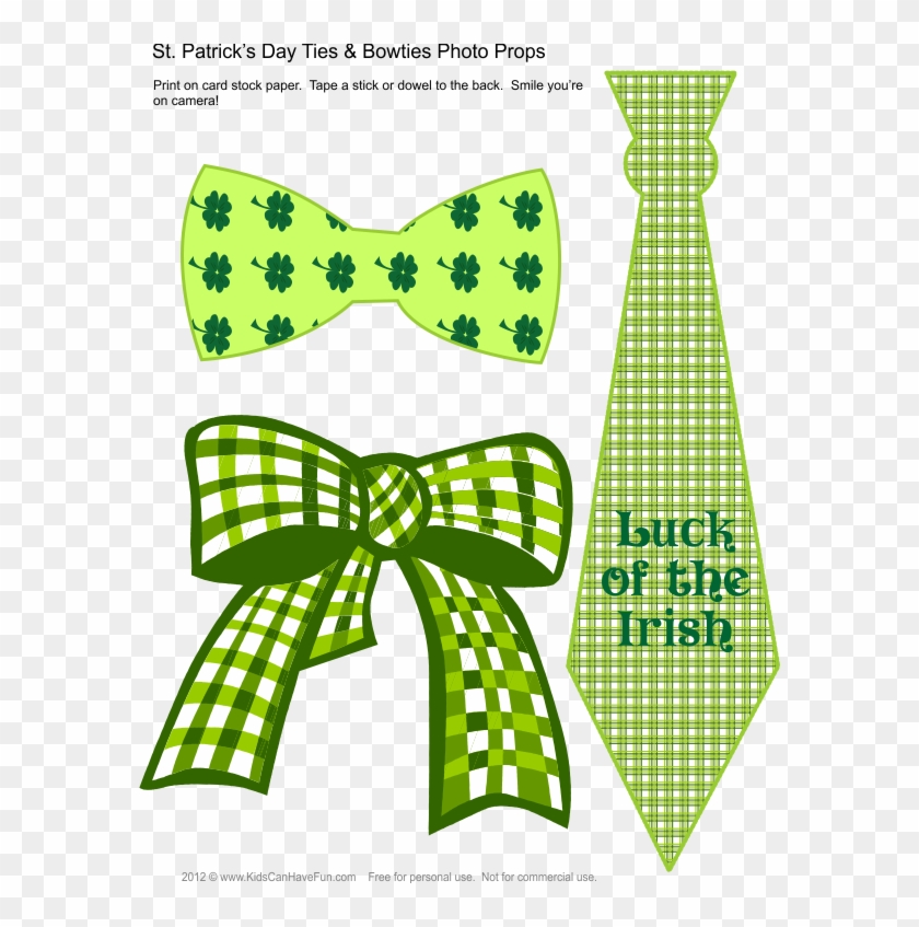 Patrick's Day Ties & Bowties Photo Booth Props - Pixar #478138