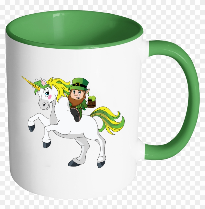 St Patricks Day Coffee Mug Leprechaun Riding On Irish - Bible Emergency Numbers Mug - Christian Gifts For Women #478176
