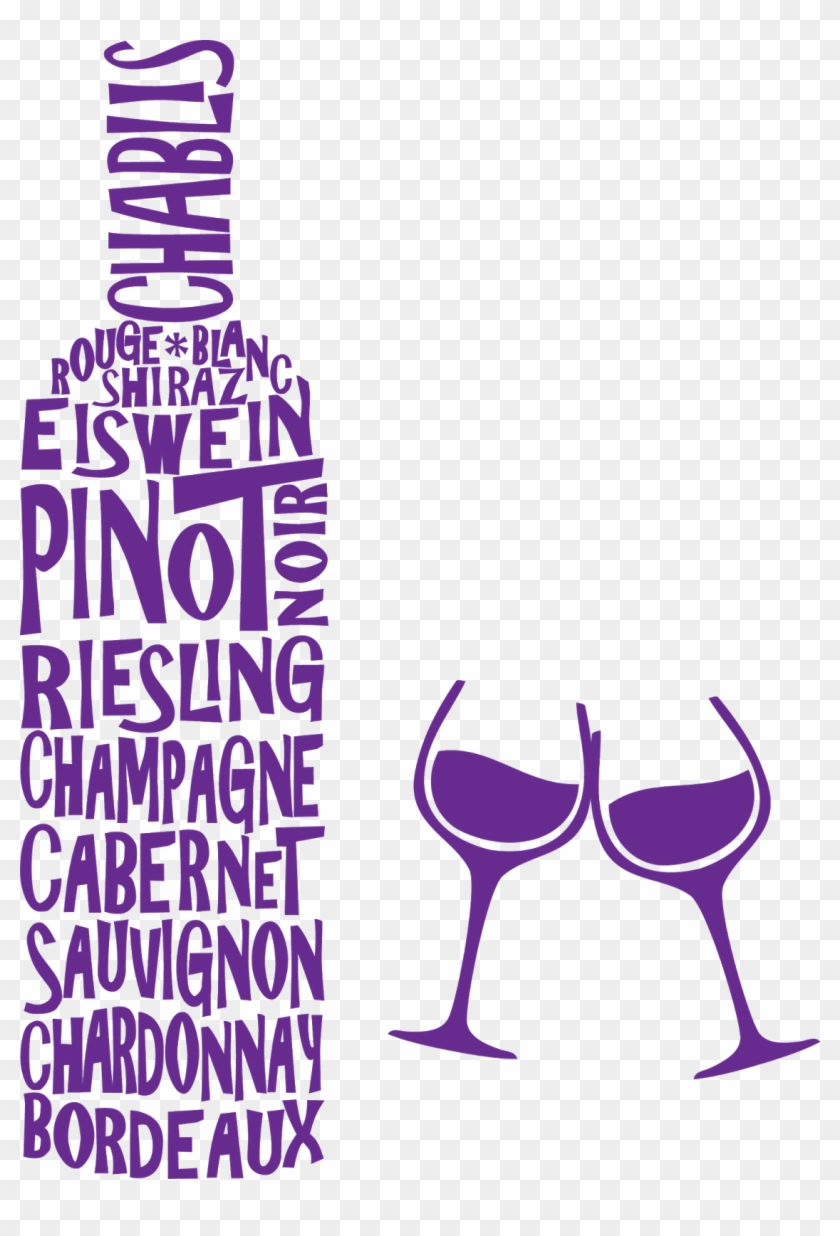 Wine Bottle Text Art And Wine Glasses ~ Cricutdiva - Wine Bottle Clip Art Free #478207