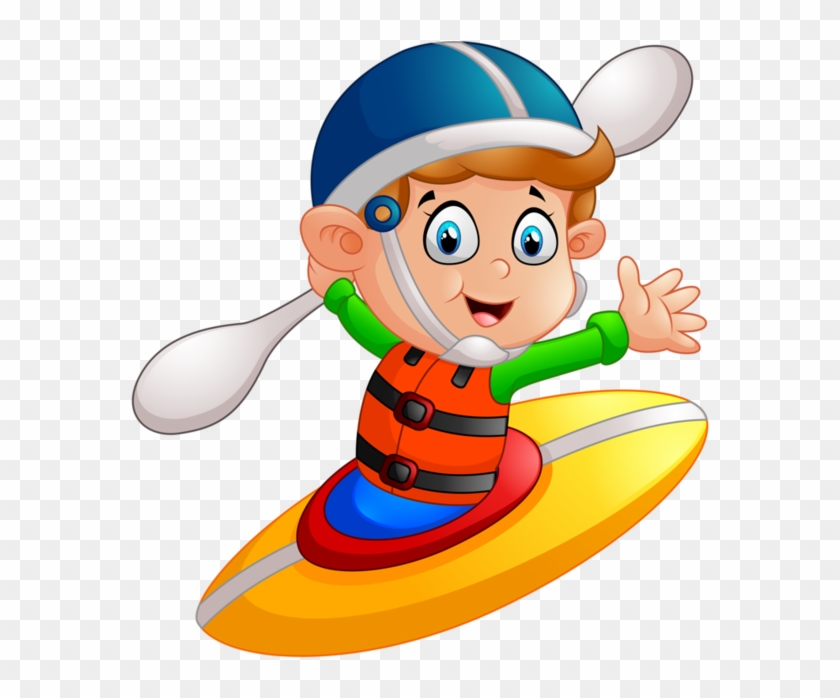 Craft - Boy Playing With Remote Boat Cartoon Png #478435