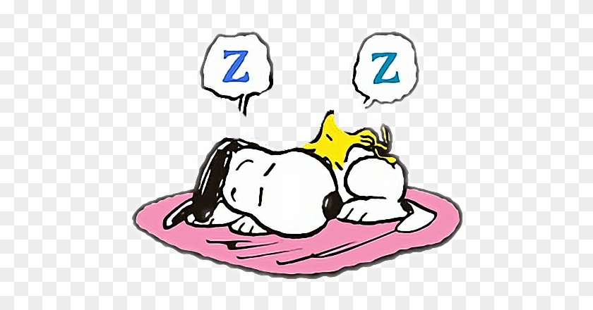 Snoopy Peanut Woodstock Goodnight Night Sleepy Smile - Spring Snoopy And Woodstock #478473