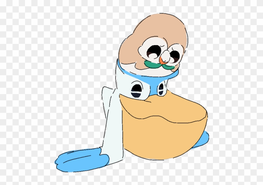 Could You Possibly Draw Rowlet With Pelipper And/or - Could You Possibly Draw Rowlet With Pelipper And/or #478494