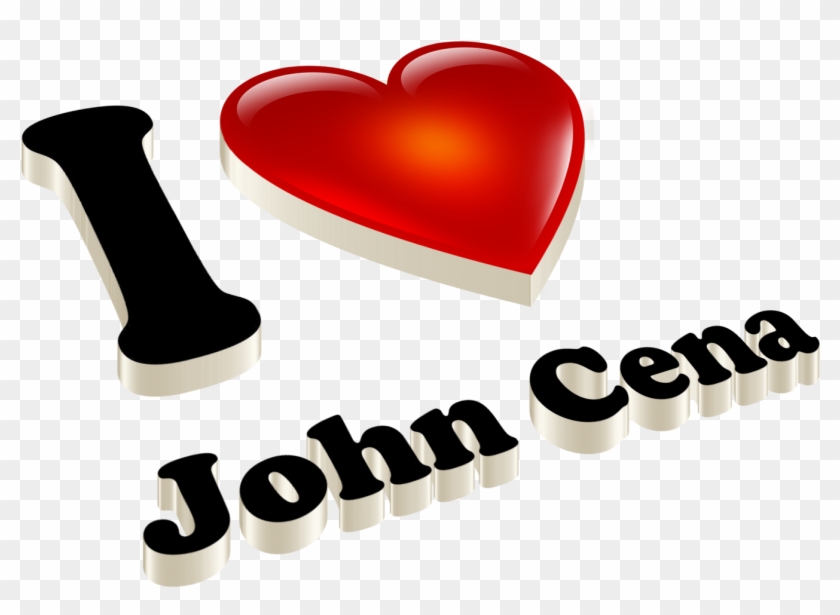 John Cena Heart Name Transparent Png - Sapna Name #478688